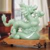 Lucky Animal Jade Housewarming Dragon Crafts Office Home Living Room Decor
