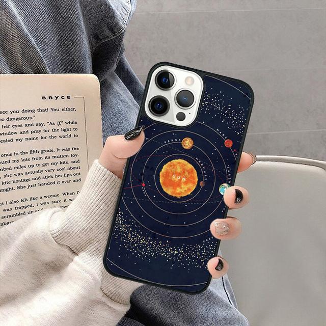 Astronomy Planets Phone Case Cover for iPhone 17 Air 16 16e 15 13 14 11 12 Pro Max Plus coque fundas Shell