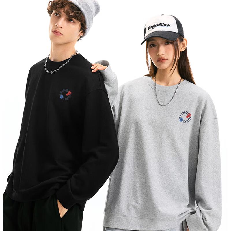 Fingercroxx IT Unisexowa Luźna Bluza z Długim Rękawem