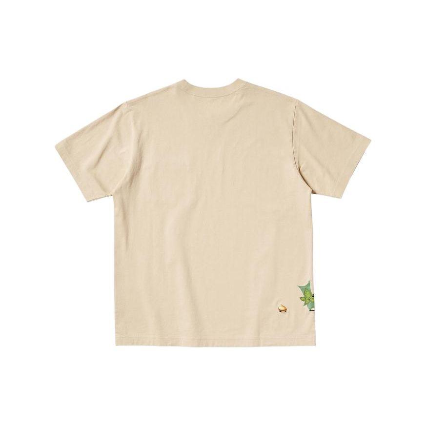 Uniqlo X Legend Of Zelda Collaboration Anime Print Crew Neck Short Sleeve T-Shirt Unisex T-Shirt Beige 472680-31