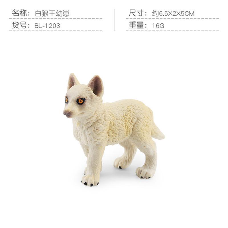 

Имитация Лесное Животное Белый Волк Серый Волк Модель Игрушка Сибирский Волк Король Североамериканский Белый Волк Настольное Украшение Орнамент