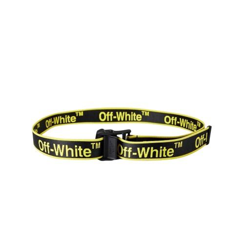 Off-White Unisex Adult Repeat Logo Belt