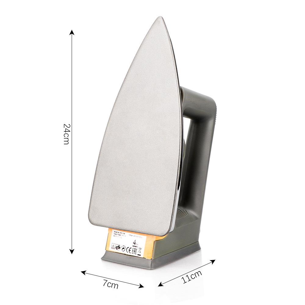 1600W Old-Fashioned European Dry Iron with Heat Transfer Function for Rhinestones and Wood Veneer