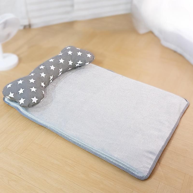 

Коврик для собак, универсальный для всех сезонов, теплая зимняя собачья будка, съемный и моющийся диван-гнездо для кошки, коврик для сна для собак, зимние принадлежности для домашних животных S: 55 * 37cm