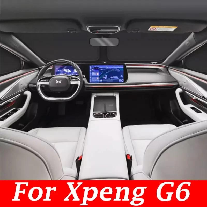 Tetto Apribile Parasole Tessuto Ghiacciato Vetro Tetto Auto Anteriore Posteriore Tettoia Isolamento Termico Parasole Per XPeng G6 Accessori Interni