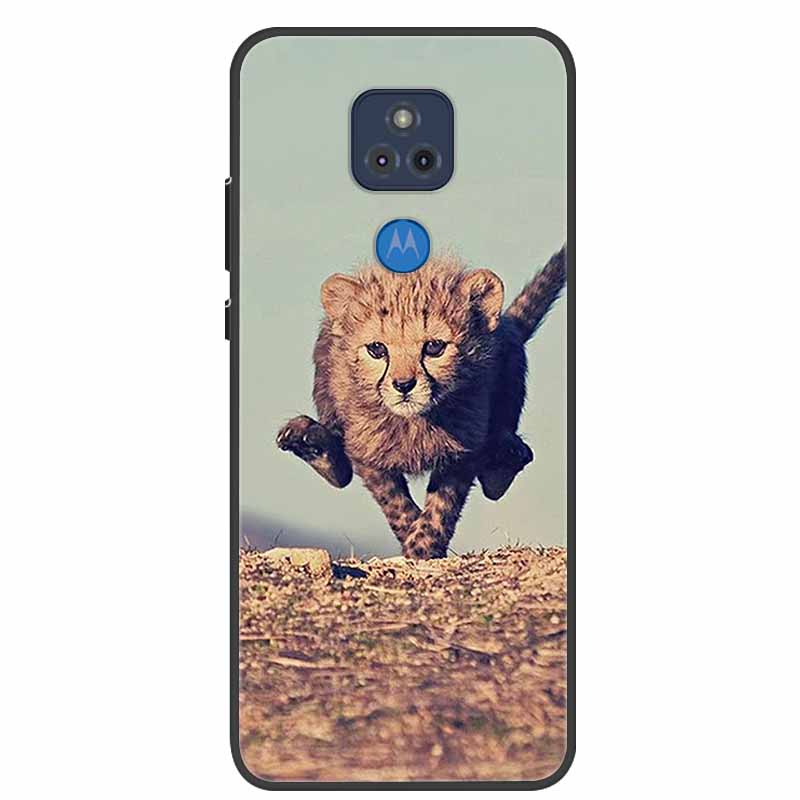 For Moto E7 Plus Case Bumper Silicone TPU Soft Phone Cover Case For Motorola E7 Plus Cartoon Funda E 7 Plus Shockproof Coque