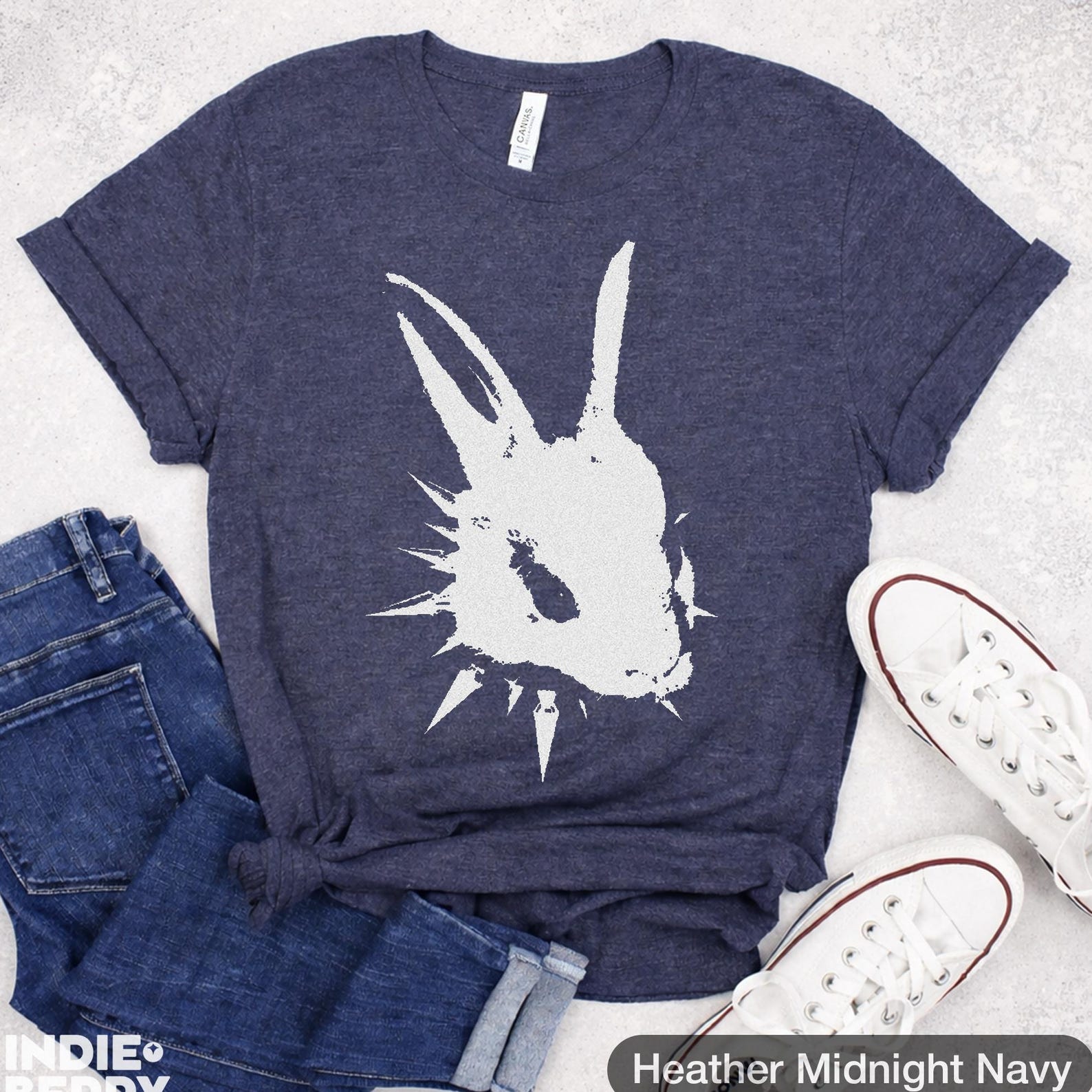 Rabbit Graphic T-Shirt, Vintage 90s Bunny Tee, Retro Y2K Rabbit Shirt, Cute Cool Bunny Graphic Tee, Washed Unisex Shirt, Bunny Lover Gift S
