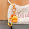 Bag Charm Lulu Doll Keychain Cute Expression Cartoon Phone Chain Cute Capybara Key Ring  Gifts