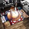 Baseball Passion And Heritage Office Rug Chair Mat, Game Carpet, Suitable for Front Door, Bedroom, Living Room, Desk, Holiday Gift