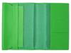 Buchumschlag aus mittelgrünem Leder Zum Überziehen, freier Stil (Schwarz, NSL-4401)