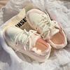 Nouvelles Chaussures de Sport pour Femmes Mignon Rose Semelle Épaisse Quotidien Multifonctionnel Chaussures Vulcanisées Tennis pour Femmes Chaussures Plates pour Femmes