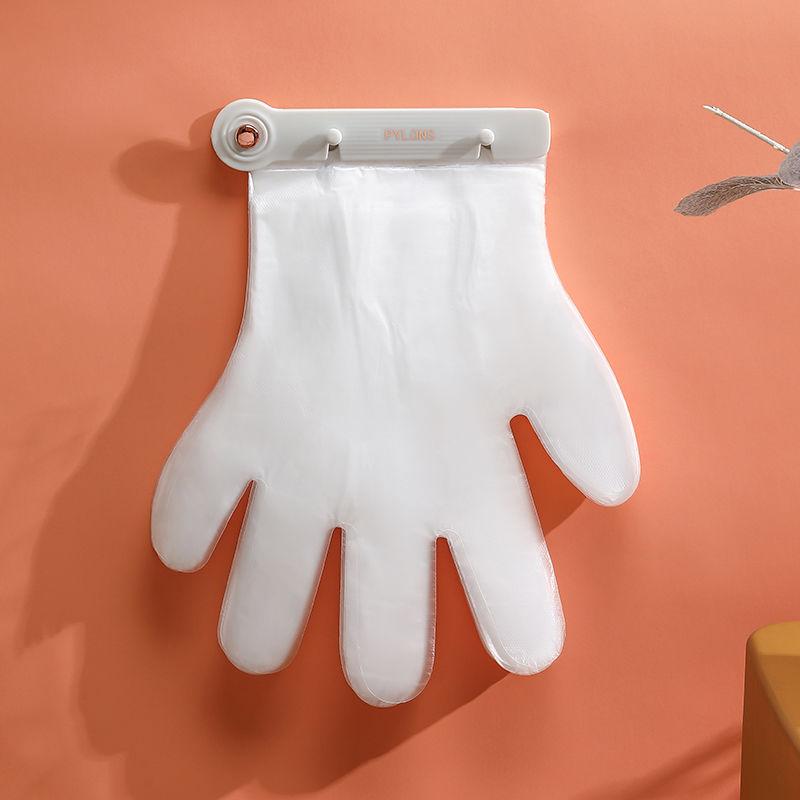 Disposable Glove Holder Organizer Wall Mounted Glove Dispenser with 100pcs Gloves,Creative Kitchen Gadgets Glove Dispenser