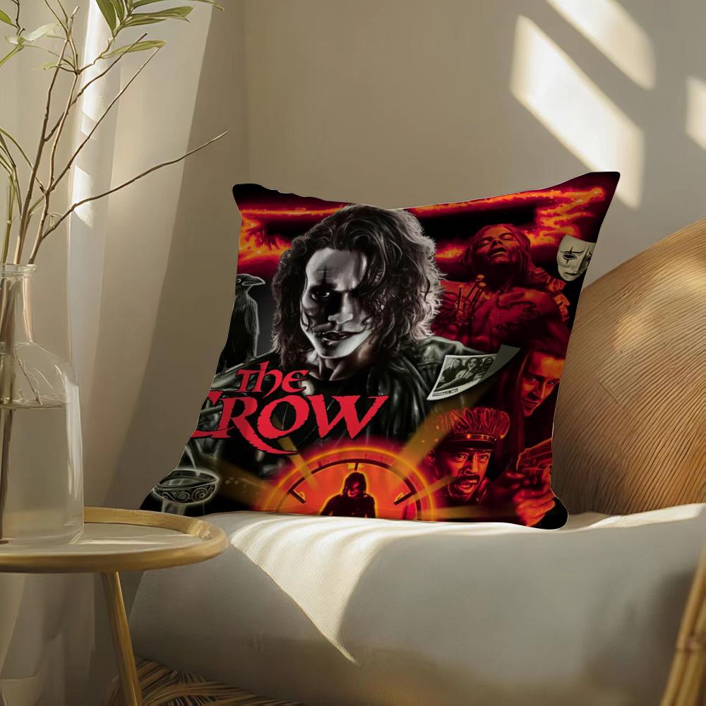 The Raven Pillow Case Pattern Printed Pillowcase for Living Room Sofa Cushion Cover Bedroom Decor