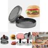 Modern Aluminum Alloy Circular Hamburger Press For Juicy Patties And Rice Balls