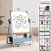 Portable Children's Magnetic Easel with Blackboard & Whiteboard for Graffiti