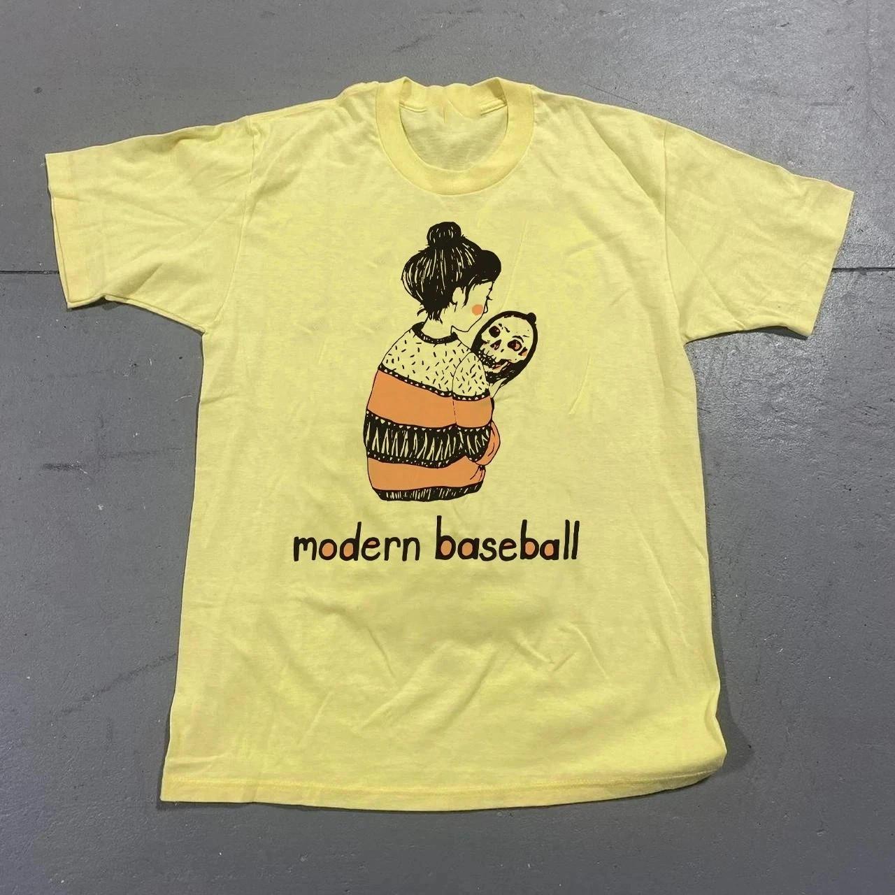 Hot Modern Baseball Music Band Yellow Colour Cotton Shirt CL646 S