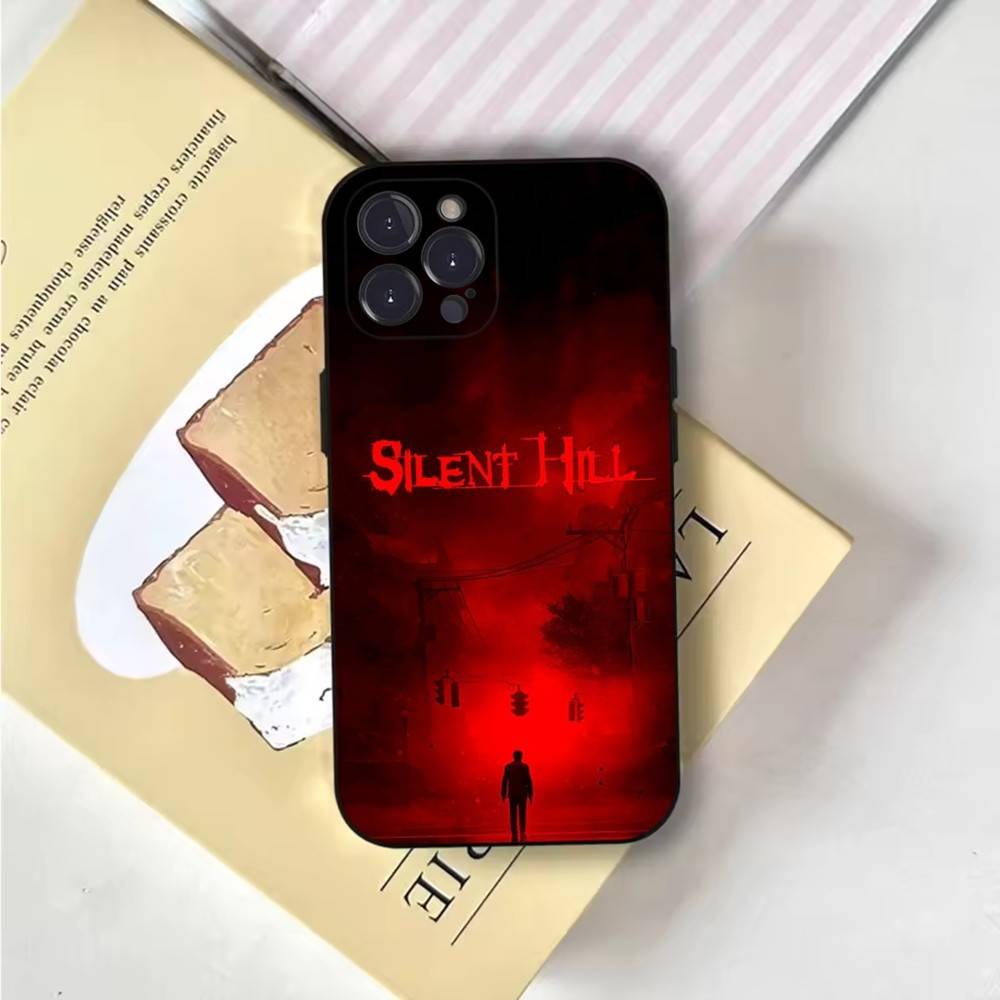 

Horror Games Silent Hill Phone Case Phone Case For iPhone 16,15,14,13,12,11,Pro,X,XS,Max,XR,Plus,Mini Soft Black Cover iPhone16promax