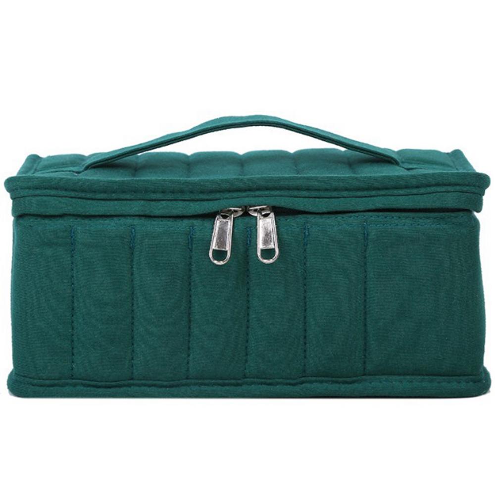 

Футляр для эфирных масел 38 флаконов 5 мл 10 мл 15 мл парфюмированное масло коробка для эфирных масел дорожный переносной держатель сумка для хранения лака для ногтей зелёный