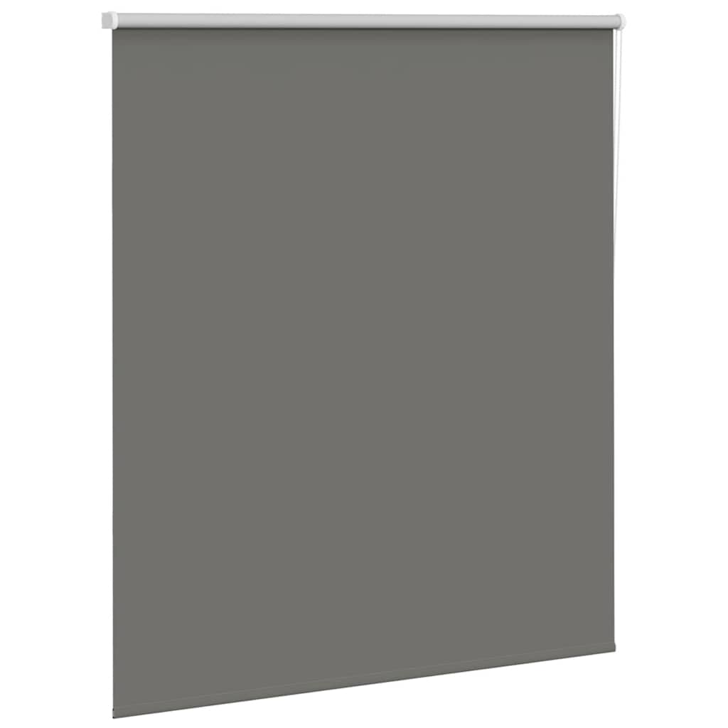 Roleta Zaciemniająca Szara 135X150Cm Szerokość Tkaniny 131,6Cm