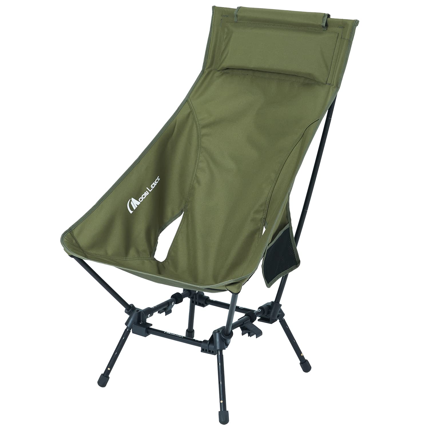 

MOON LENCE Уличный Угол Высоты Место для Кемпинга Включает Вес 180 кг Зеленый Стул, С Высокой Спинкой, Четыре Уровня и Регулировка, Стул, Стул для Сидения Скрестив Ноги, зелёный