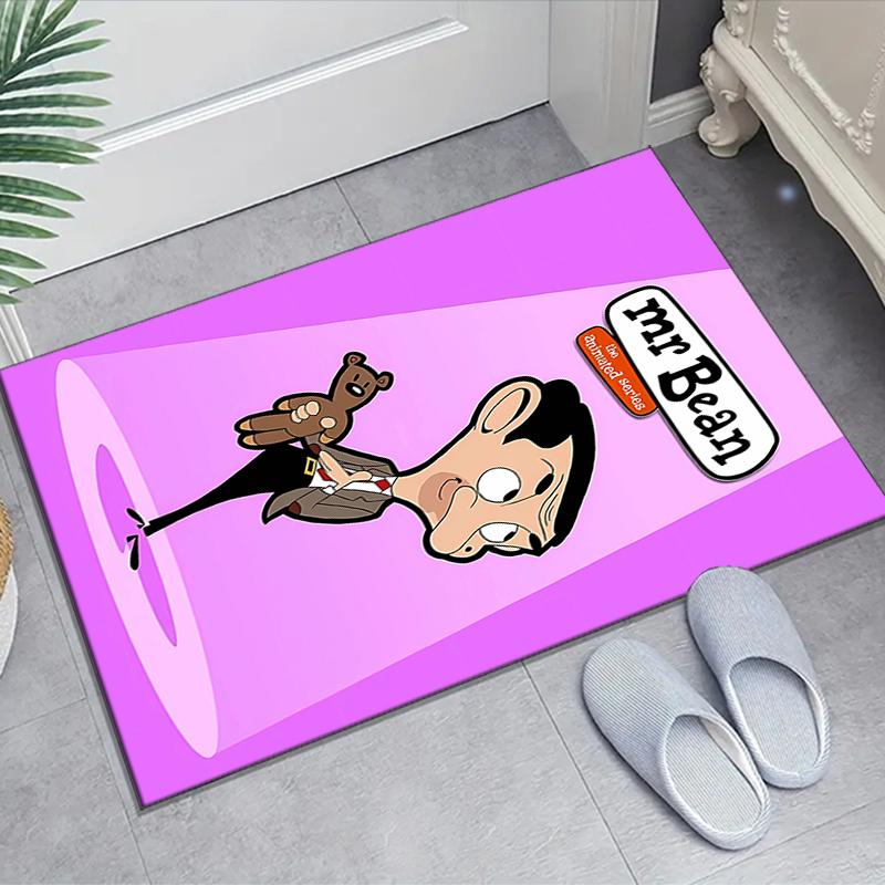 1pc Mr Bean2 Design Area Rug - Non-Slip, Soft & Cozy Floor Mat for Living Room, Bedroom, Office - Indoor/Outdoor Decorative Carpet