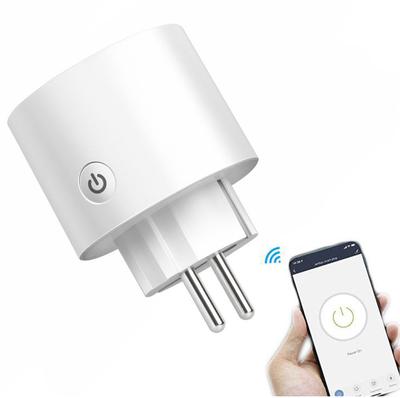 Rosfix WiFi Smart Plug Steckdose 16A – Fernsteuerung per App | Wattmeter-Funktion | Kompatibel mit Alexa und Google Assistant
