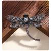 European and American Fashion, Large Dragonfly Brooch, Insect, Retro High-end Feel, Light Luxury, Women's Clothing Accessories, High-end Chest Flower
