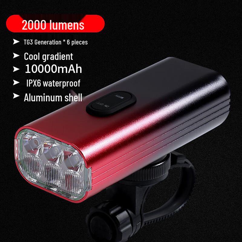 Lishi E300 USB Rechargeable 1800-Lumen Bicycle Headlight