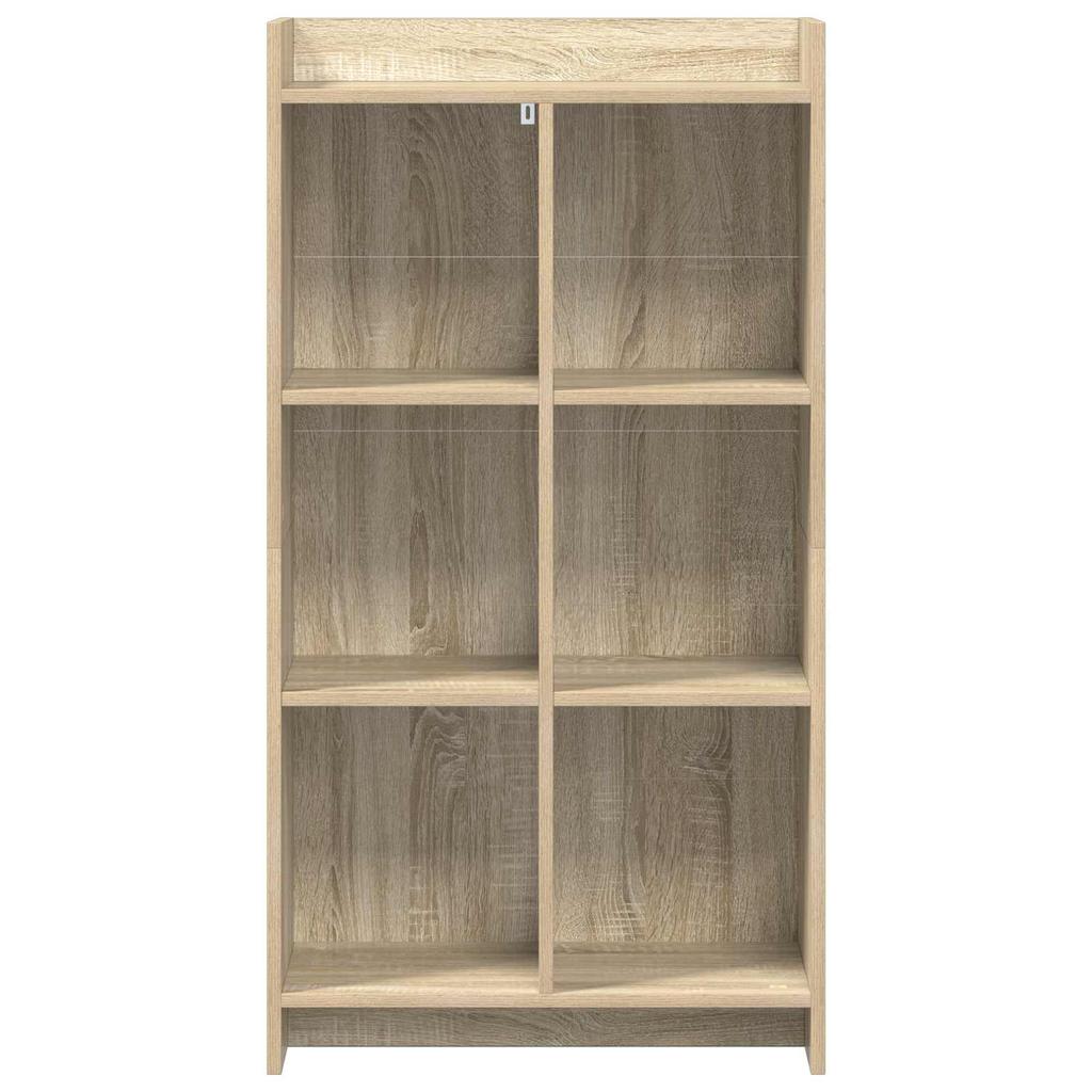 Bookshelf Sonoma Oak 59 x 30 x 111 cm Particleboard