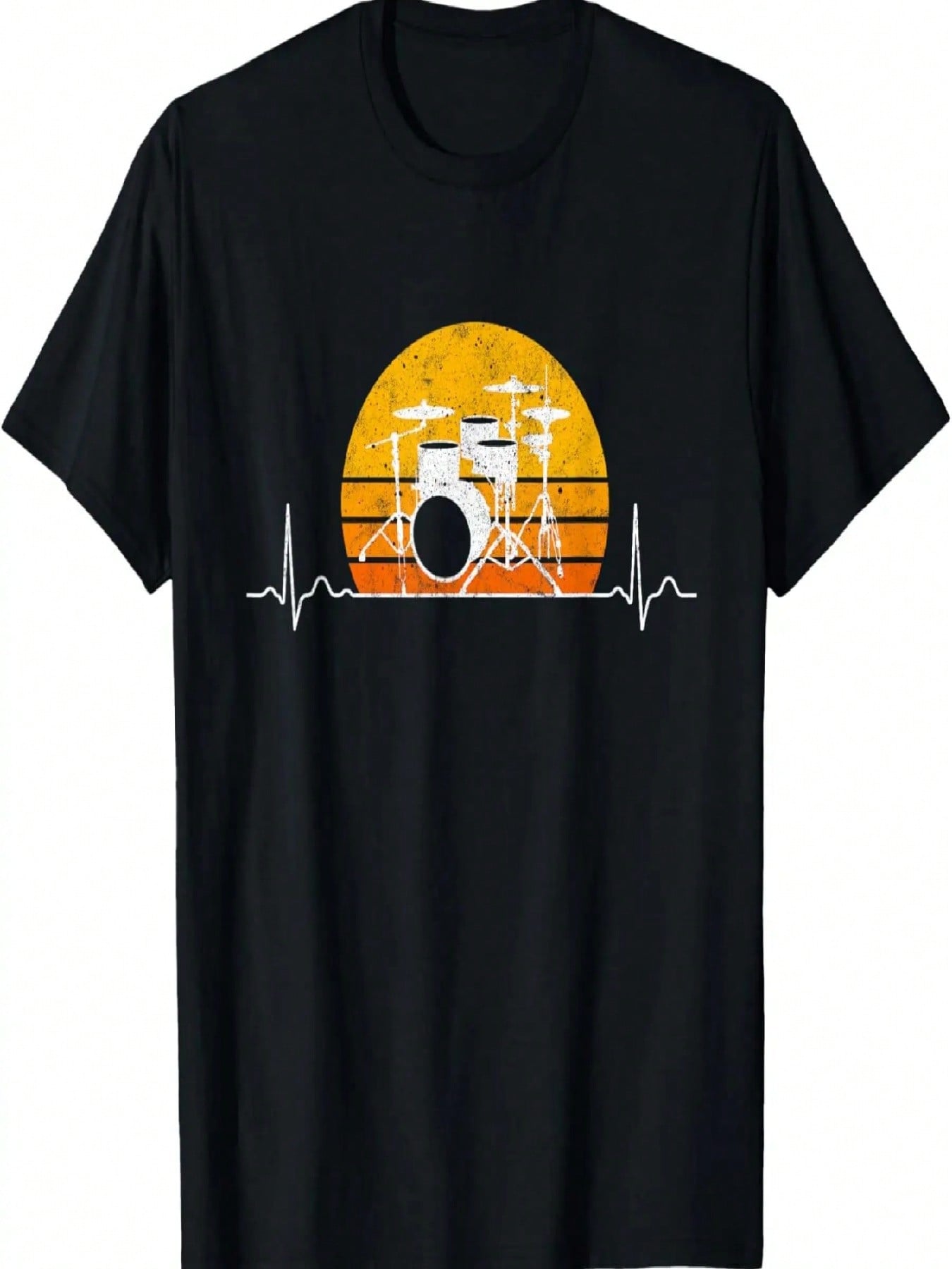 African  Drum Sticks Funny Drummer T-Shirt S