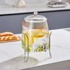 Glass Beverage Dispenser with Faucet