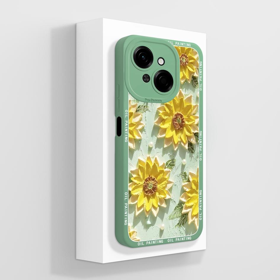 Do etui na telefon Tecno Pova 4 5 6 Pro Neo 3 Pop 8 9 z płynnego silikonu, modny mały miś, słodki, pulchny kot, miękka ochrona aparatu, torby na telefony do Tecno Capa