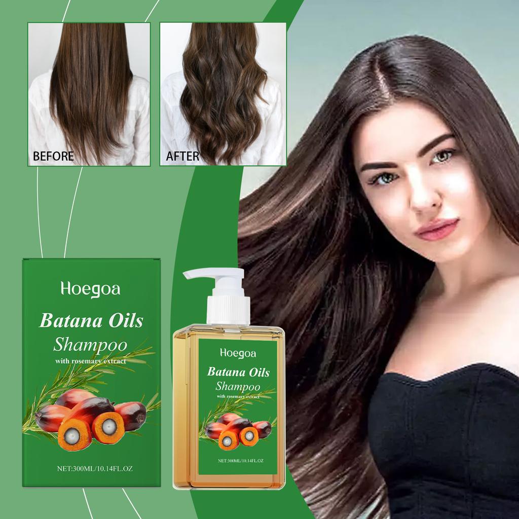 Batanaöl Shampoo Haar stärkt Anti-Haarausfall Regeneriert geschädigtes gespaltenes Haar Kopfhautreinigung Schuppenkontrolle Haarwachstum Shampoo