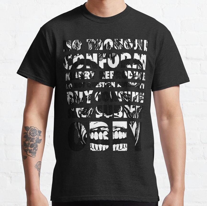 XIXI Fashion Retro Horrorfilm They Live Obey meme John carpenter vintage consume 80s Alien Grafische T-shirts grote maat Volwassen S-6XL 4XL
