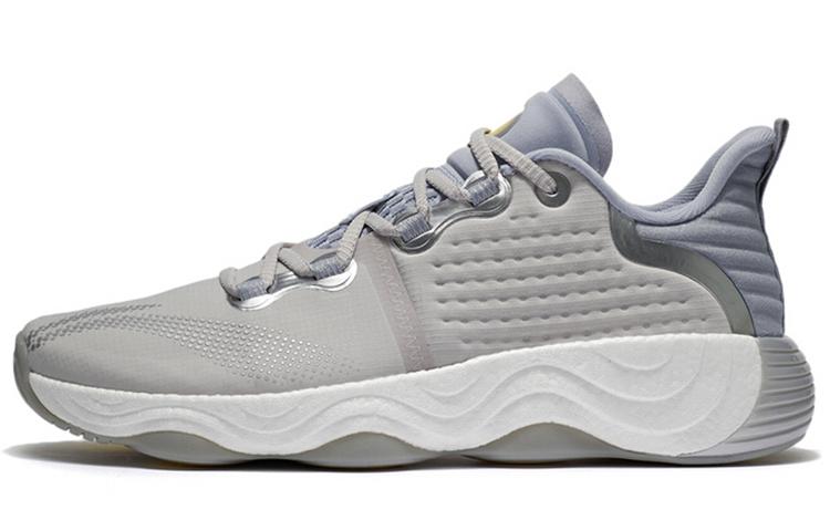 Li Ning Wujie 3 Low top Casual Shoes Men's Microcrystalline Gray AFVS003-1