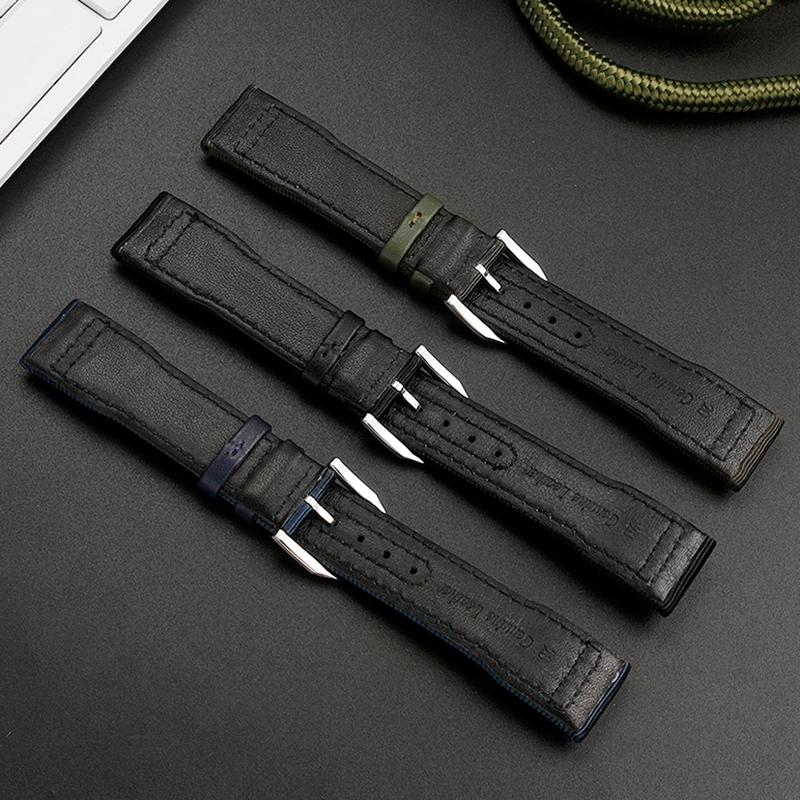 Bracelet de montre en nylon 20 mm 21 mm 22 mm pour IWC Universal Pilot Mark 18 Spitfire Fighter Série Portugal Bracelet de montre en toile