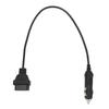 OBD2 Female To Cigarette Lighter Cable Emergency Power Memory Saver Diagnostic Adapter Cable Compatible with 16 Pin Socket