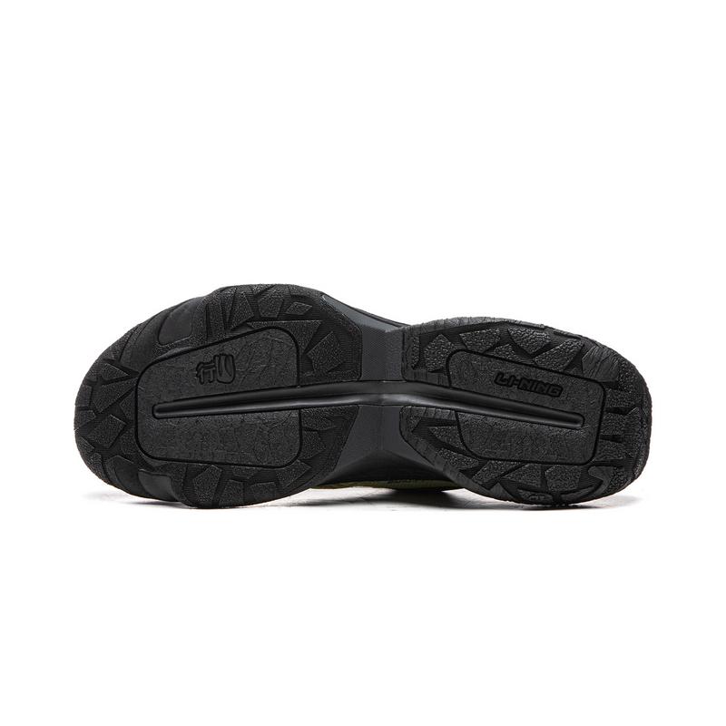 Li Ning Outdoor CF Tracing, Hiking Slipper Low top Outdoor Hiking Slippers Unisex Moss Green/Night Black AHCV005-15