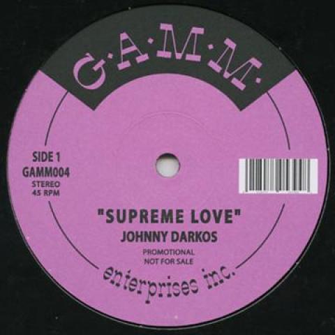 

12inch Record JOHNNY DARKOS Supreme Love Wargames Original GAMM004 G.A.M.M. 2004 Sweden Dance Electronica Used