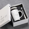 12 Twelve Constellation Ceramic Cups, Water Cups, Gift Box Set, Coffee Cup With Lid Spoon