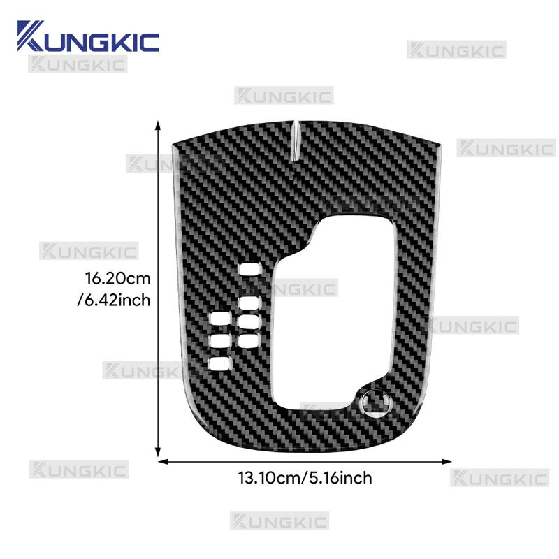 Real Soft Carbon Fiber For Renault Fluence 2009 2010 2011 2012 2013 2014 LHD Automatic Car Gear Shift Panel Trim Panel Sticker