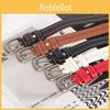 Needle Ladies Buckle Belt Versatile Jeans Casual Small Hole Cut Line Belt
