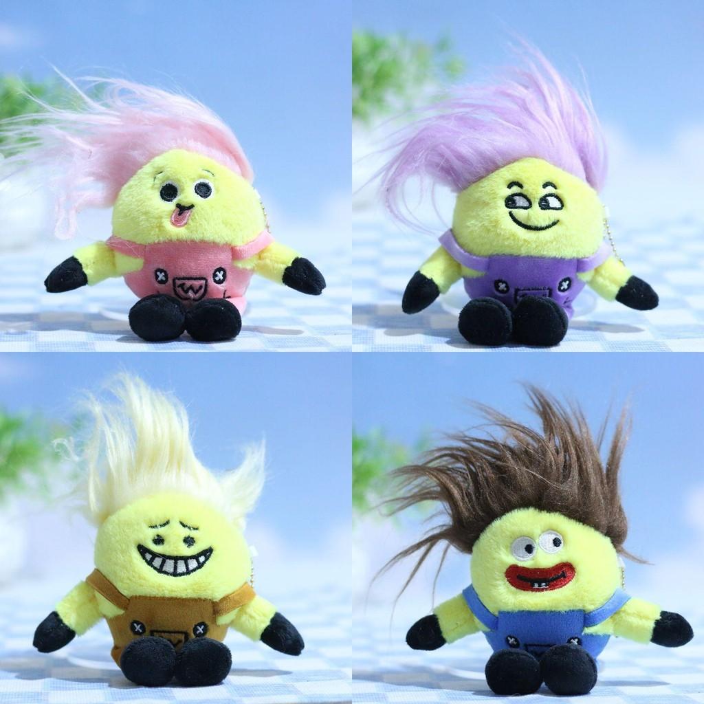 Charming Plush Toy Doll Keychain Soft And Cuddly For Backpacks And Bags