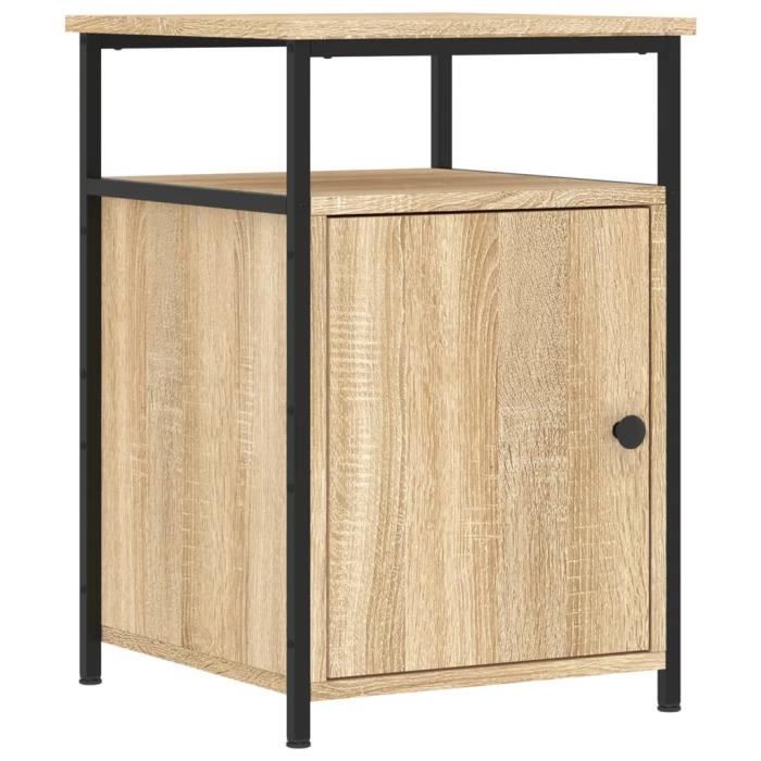 VidaXL Table de chevet chêne sonoma 40x42x60 cm bois d'ingénierie 826035