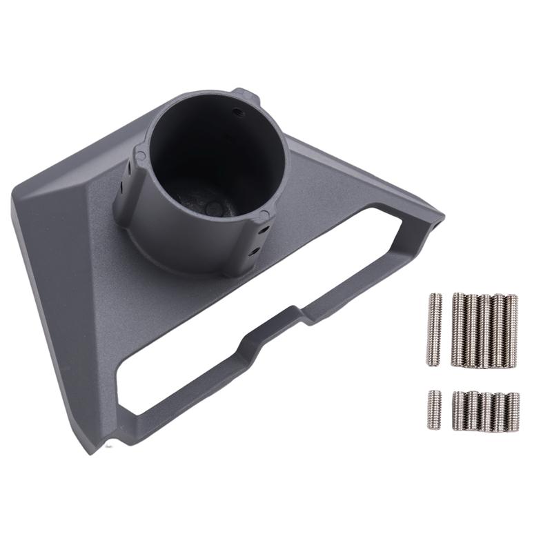 A28G-Pole Mount Adapter Mounting Kit Aluminum Alloy For Starlink For Gen 3 Pipe Adapter Easy tallation Black
