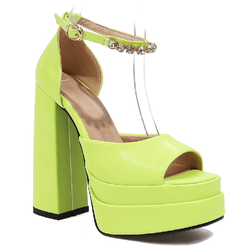 Mode Sexy Damen Sandalen High Heels Pumps Sommerschuhe Plateau Blau Rot Gold Absätze Party Hochzeit Schuhe Weiblich Größe 45