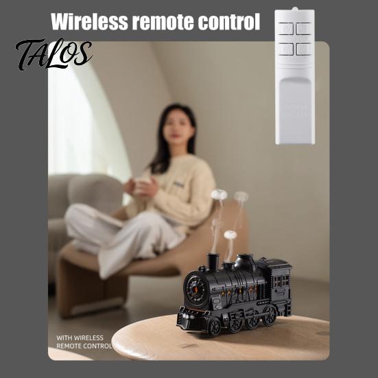 Umidificatore Silenzioso per la Notte 300ml Diffusore di Aroma Treno Vintage, Locomotiva a Vapore con Telecomando & Luce Decorativa a LED per Oli Essenziali,