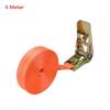 Heavy Duty Ratchet Tie Down Straps High Tensile Webbing Rustproof Metal Buckle for Camping Gear Securing