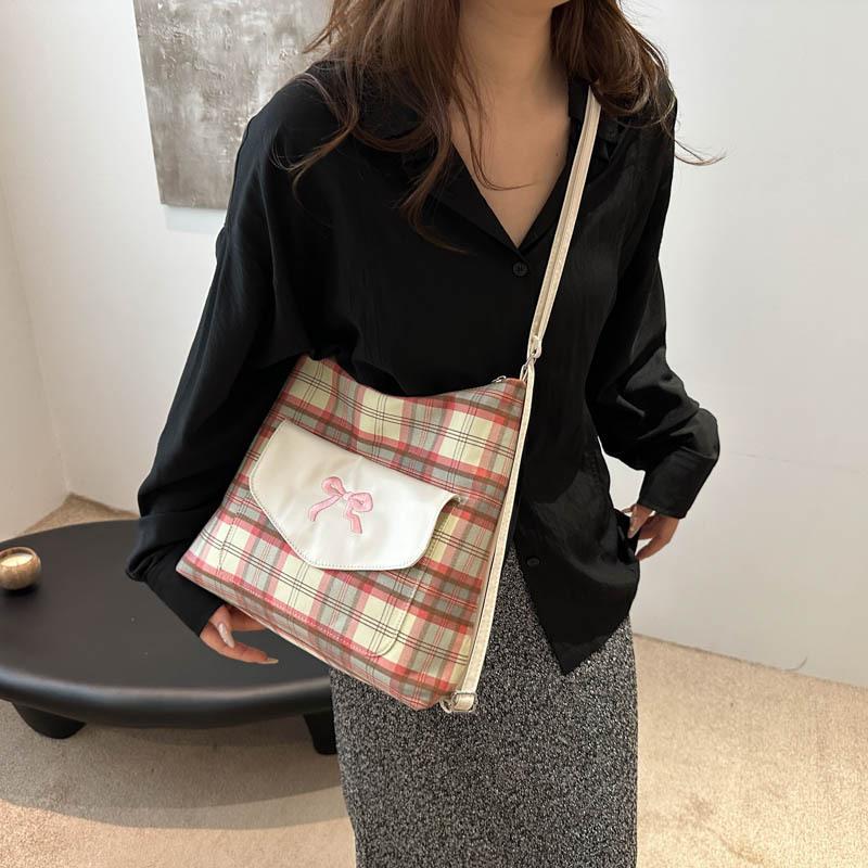 Módní Akademie Styl Korejský Styl Personalizovaná Ležérní Letní Nika Nová Tote Taška Dámská Mašle Ramenní Taška