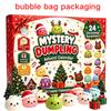 Calendario dell'Avvento Squishies di Natale 2026 24 Giorni Conto alla Rovescia Giocattoli Squishy Raviolo Lento Rialzo Spremere Fidget Sensoriale Decorazione Regalo